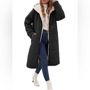 Women's Black Puffer Coat